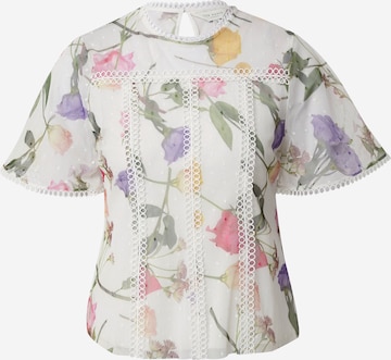 Ted Baker Blouse in Wit: voorkant