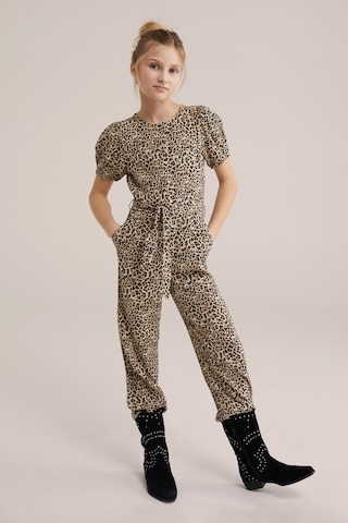 WE Fashion Kombinezon | rjava barva