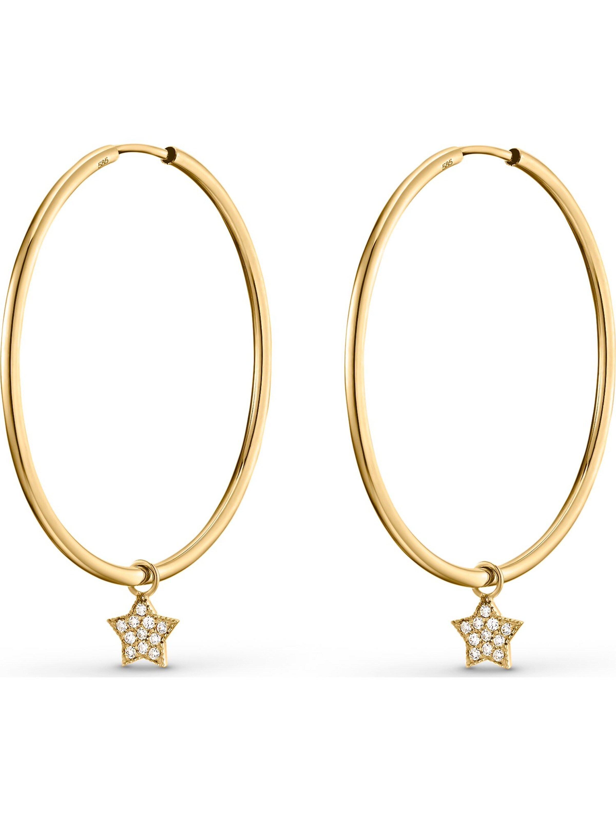 GUIA Earrings in Gold: front