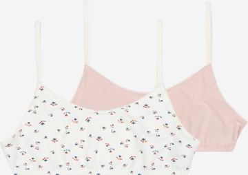 PETIT BATEAU Bralette Bra in Pink: front