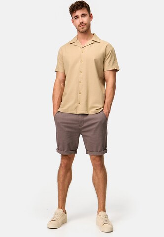 INDICODE JEANS Regular Shorts 'Buddy' in Braun