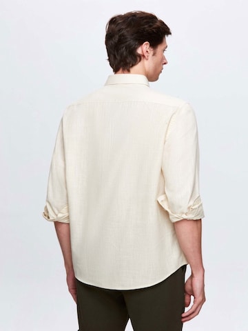 D’S Damat Regular fit Overhemd in Beige