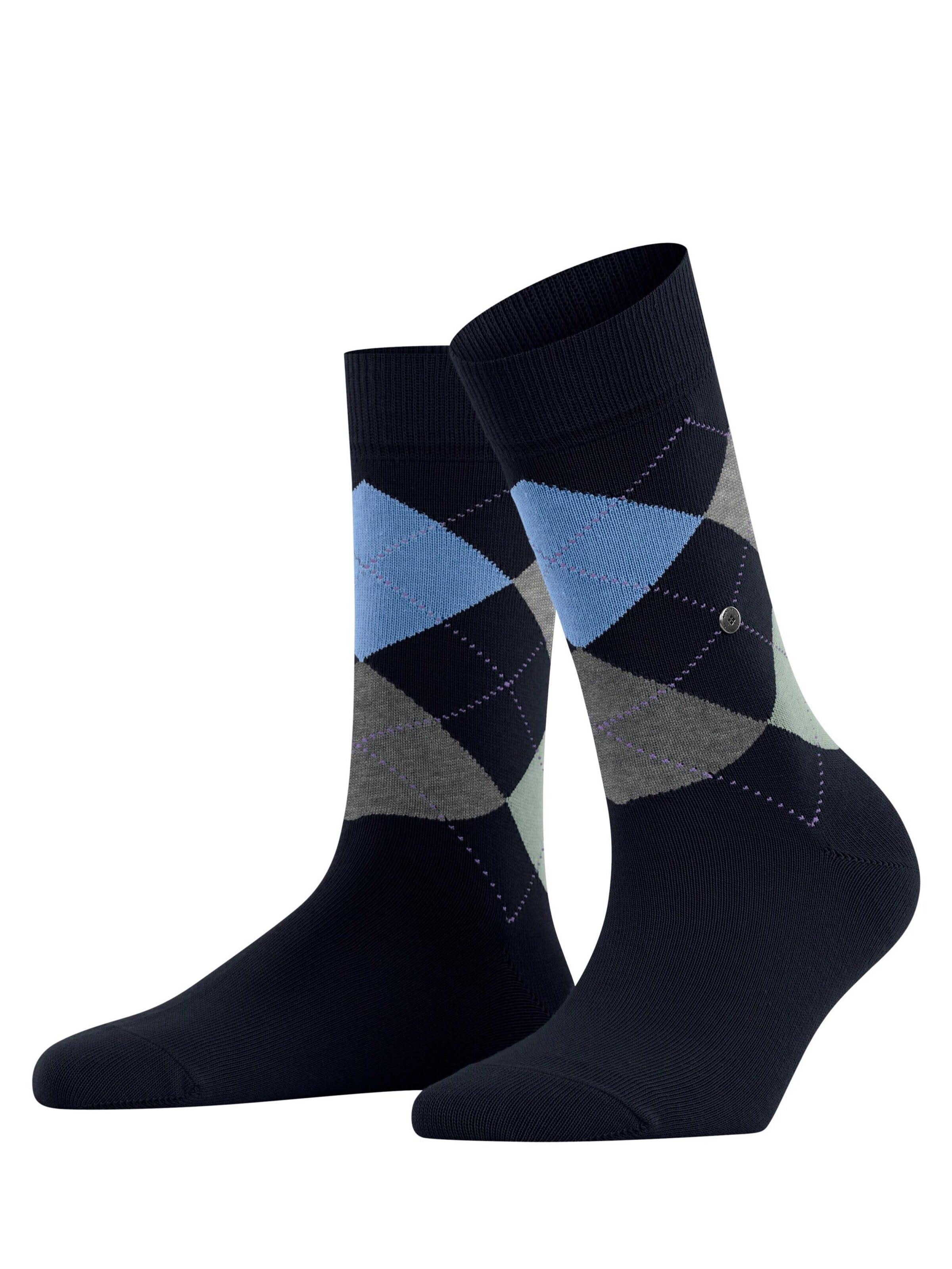 BURLINGTON Socks 'Queen' in Blue: front