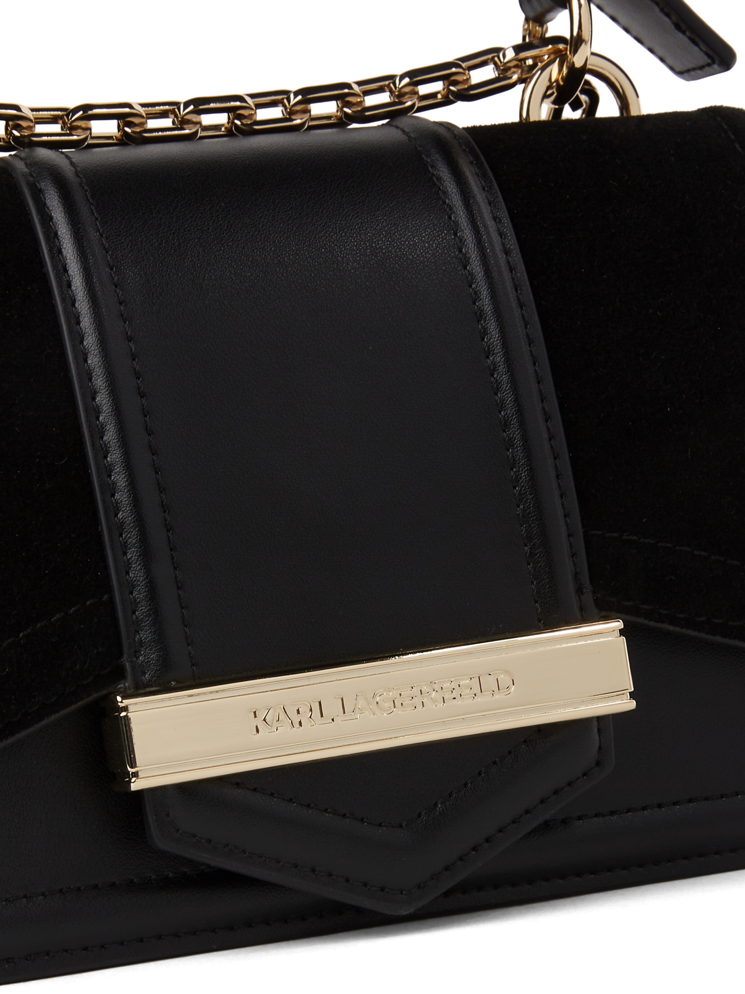 Geantă de umăr de la Karl Lagerfeld pe negru