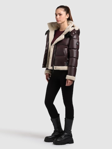 khujo Winter jacket 'Nessie2' in Purple