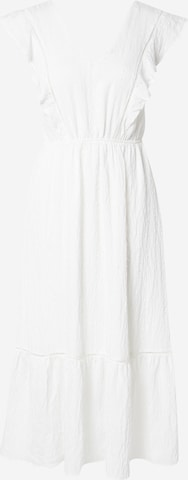 Mavi Dress in White: front