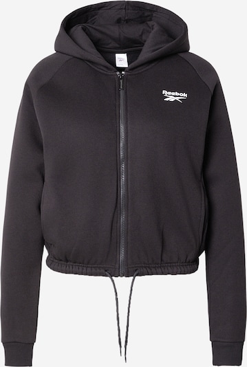 Reebok Sportski gornji dio trenirke 'HAVEN' u crna / bijela, Pregled proizvoda