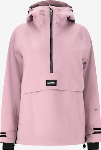 SLOPE Athletic Jacket 'Ruki' in Pink: front