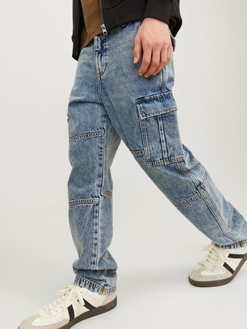 Jack & Jones Junior Loosefit Jeans 'JJICHRIS JJWADE' in Blau