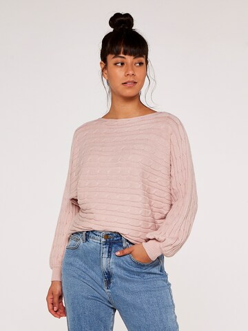 Pull-over Apricot en rose : devant
