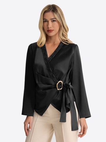 Camicia da donna di Imily Bela in nero: frontale