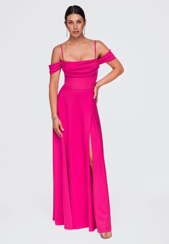 Ombre Evening dress in Pink: front