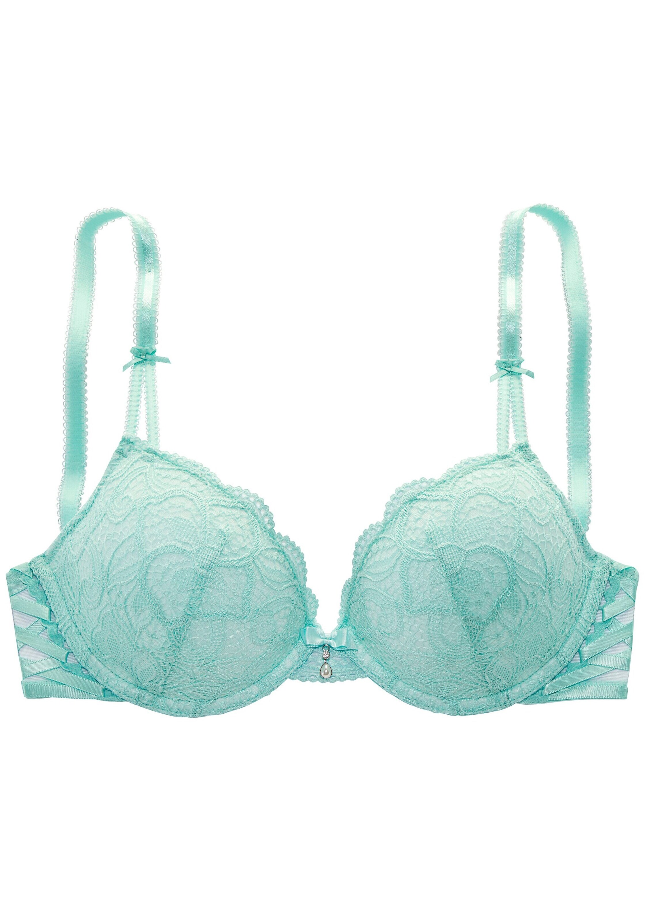 LASCANA Бюстгальтер в Зеленый: спереди