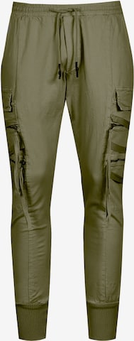 2Y Premium Cargo Pants 'B5194' in Green: front