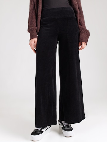 Blutsgeschwister Wide Leg Housut 'Jolly' värissä musta: etupuoli