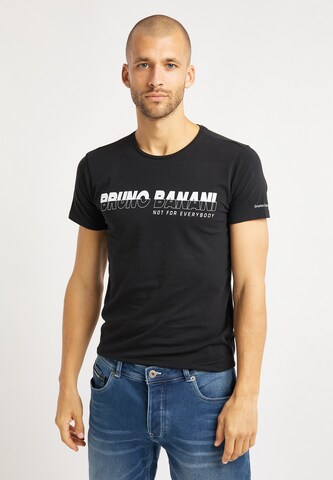 T-Shirt 'Miller' Bruno Banani en noir : devant