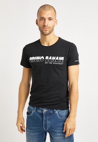 BRUNO BANANI T-Shirt 'Miller' in Schwarz: predná strana