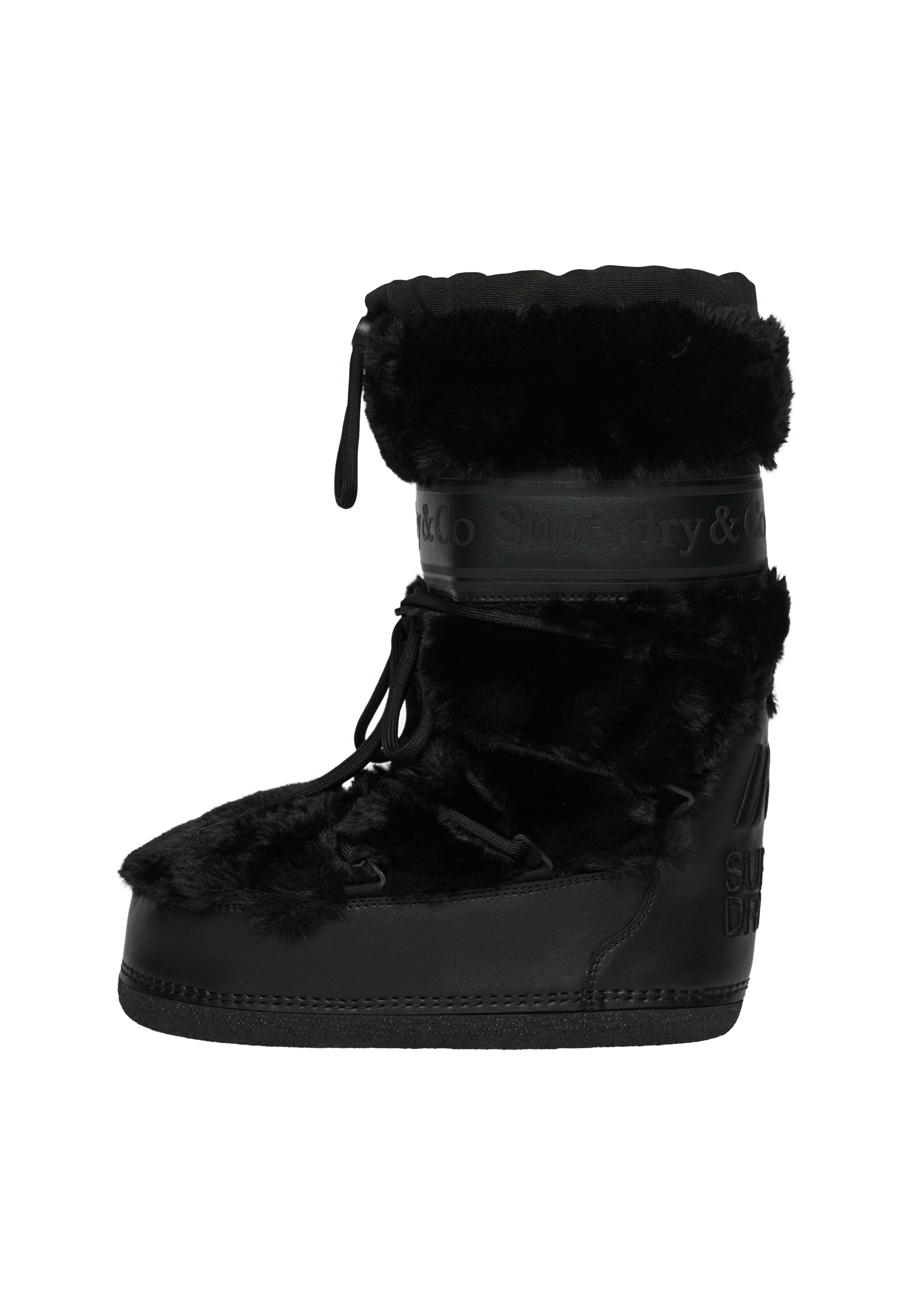 Après-ski Superdry & Co en noir : devant