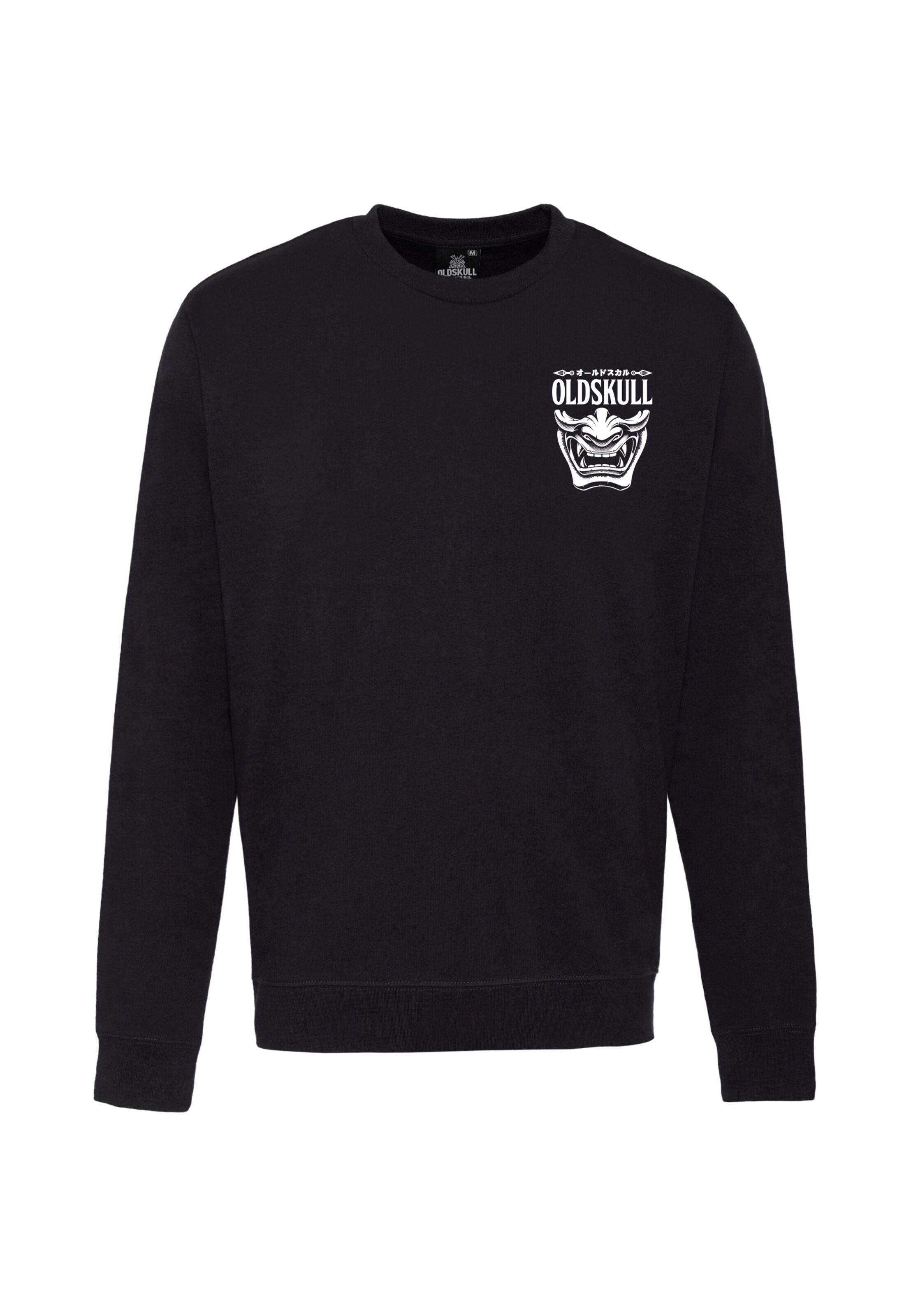 Oldskull Sweatshirt 'Asian Triple Mask' in Black