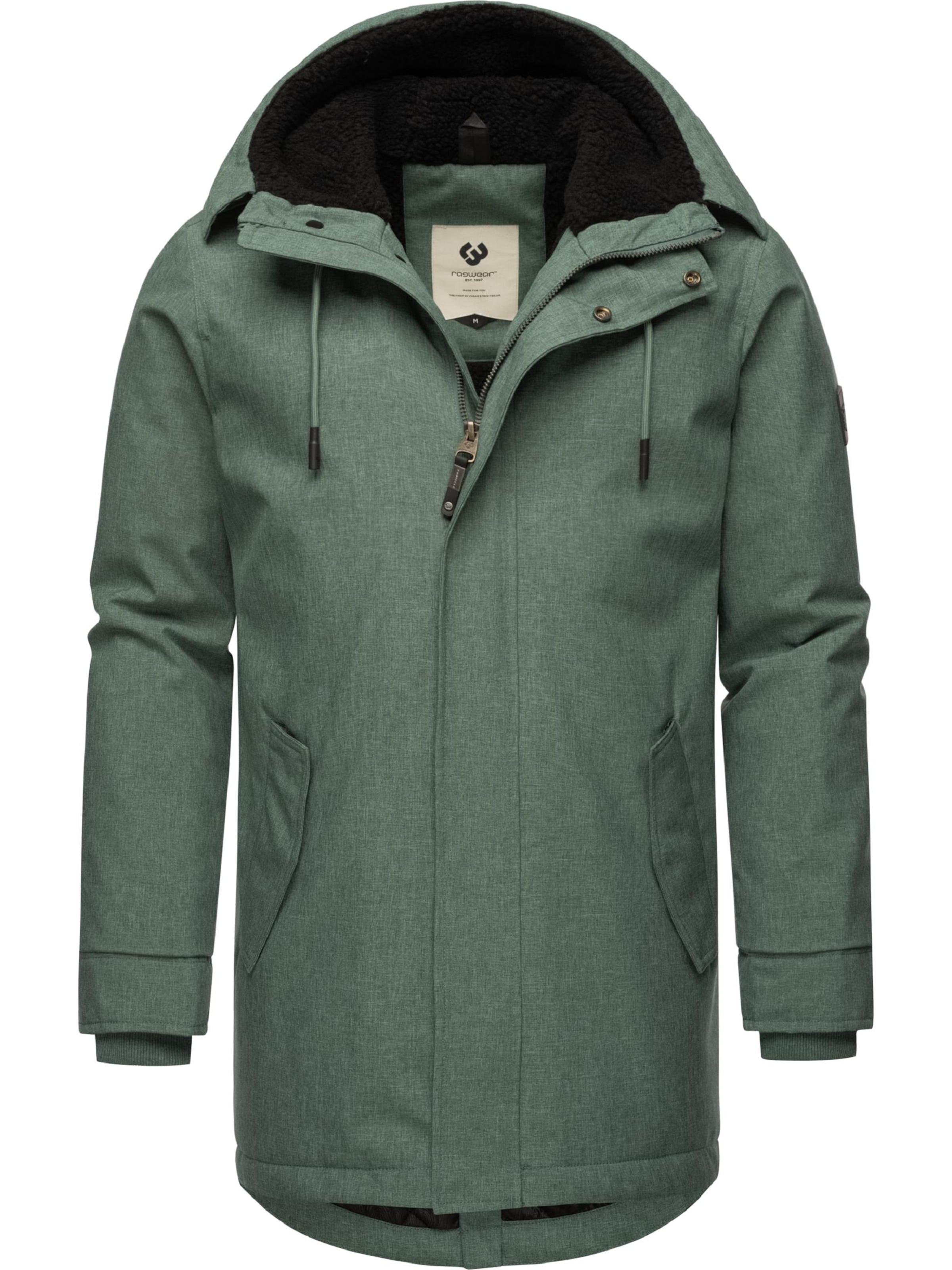 Cappotto invernale di Ragwear in verde: frontale