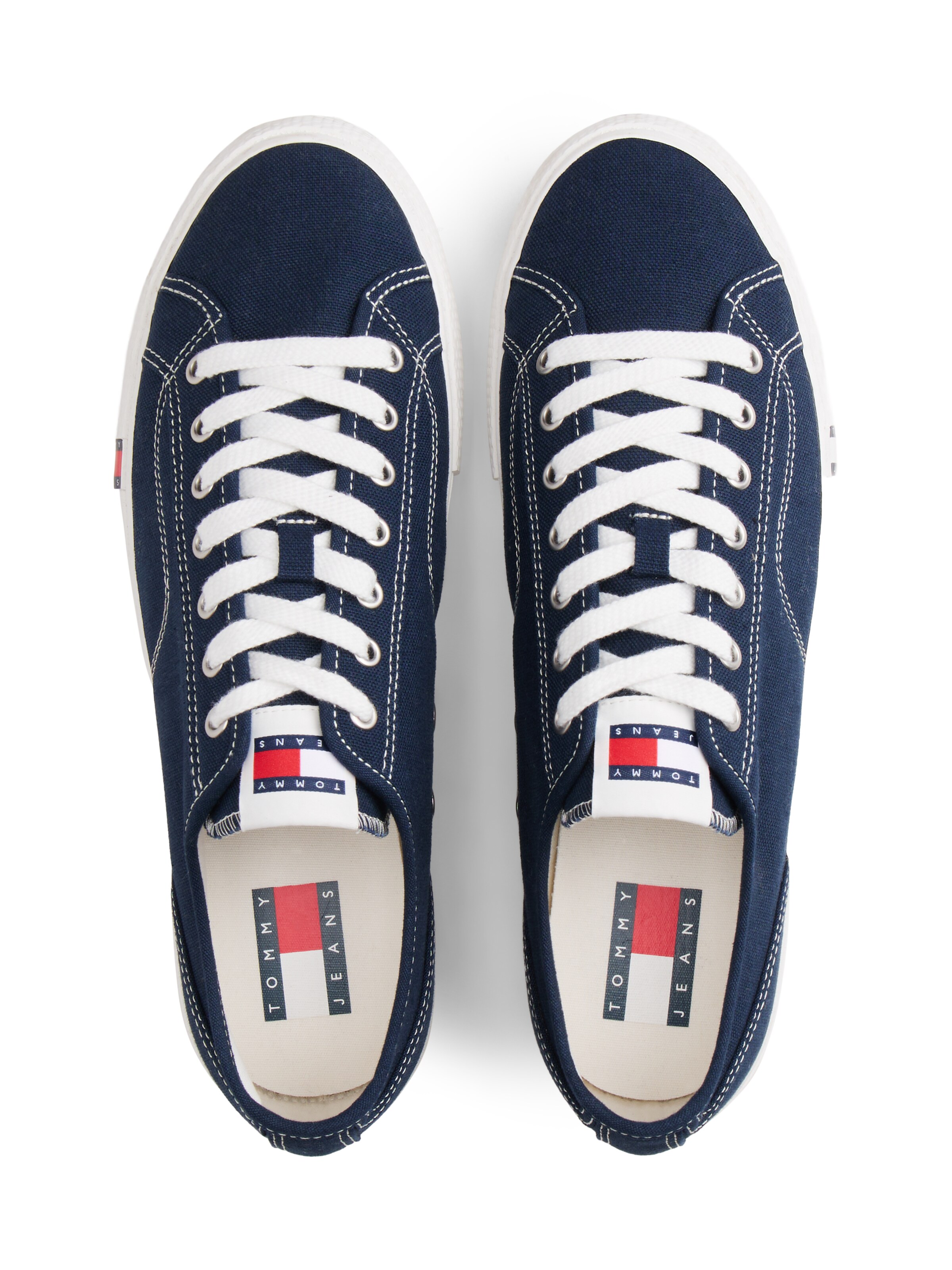 Tommy Jeans Sneaker low i blå