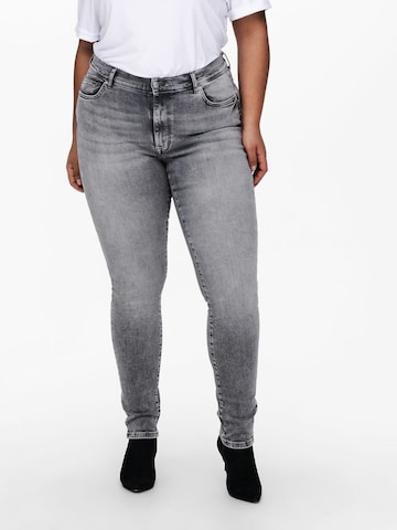 ONLY Carmakoma Skinny Jeans in Grey: front