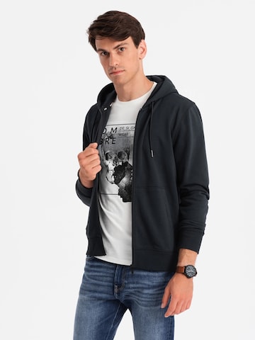 Ombre Sweat jacket 'OM-SSBZ-0160' in Black