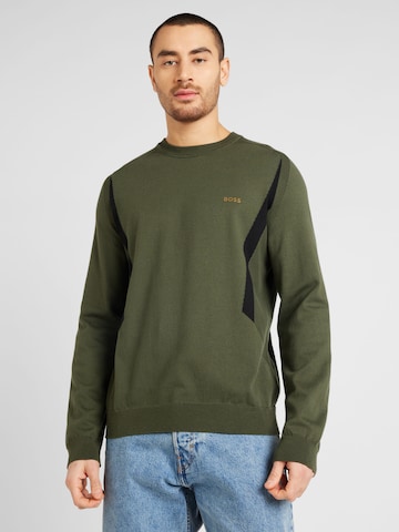 BOSS Green Pullover 'Rotex' i grøn: forside