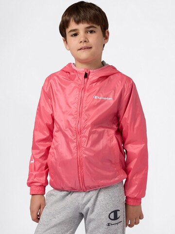 Veste mi-saison Champion Authentic Athletic Apparel en rose : devant