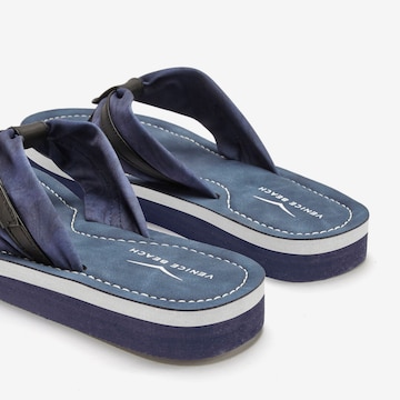 VENICE BEACH T-Bar Sandals in Blue