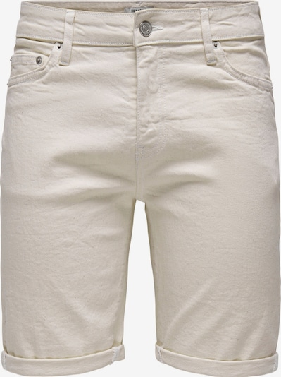 Only & Sons Jean 'ONSPly' en écru, Vue avec produit