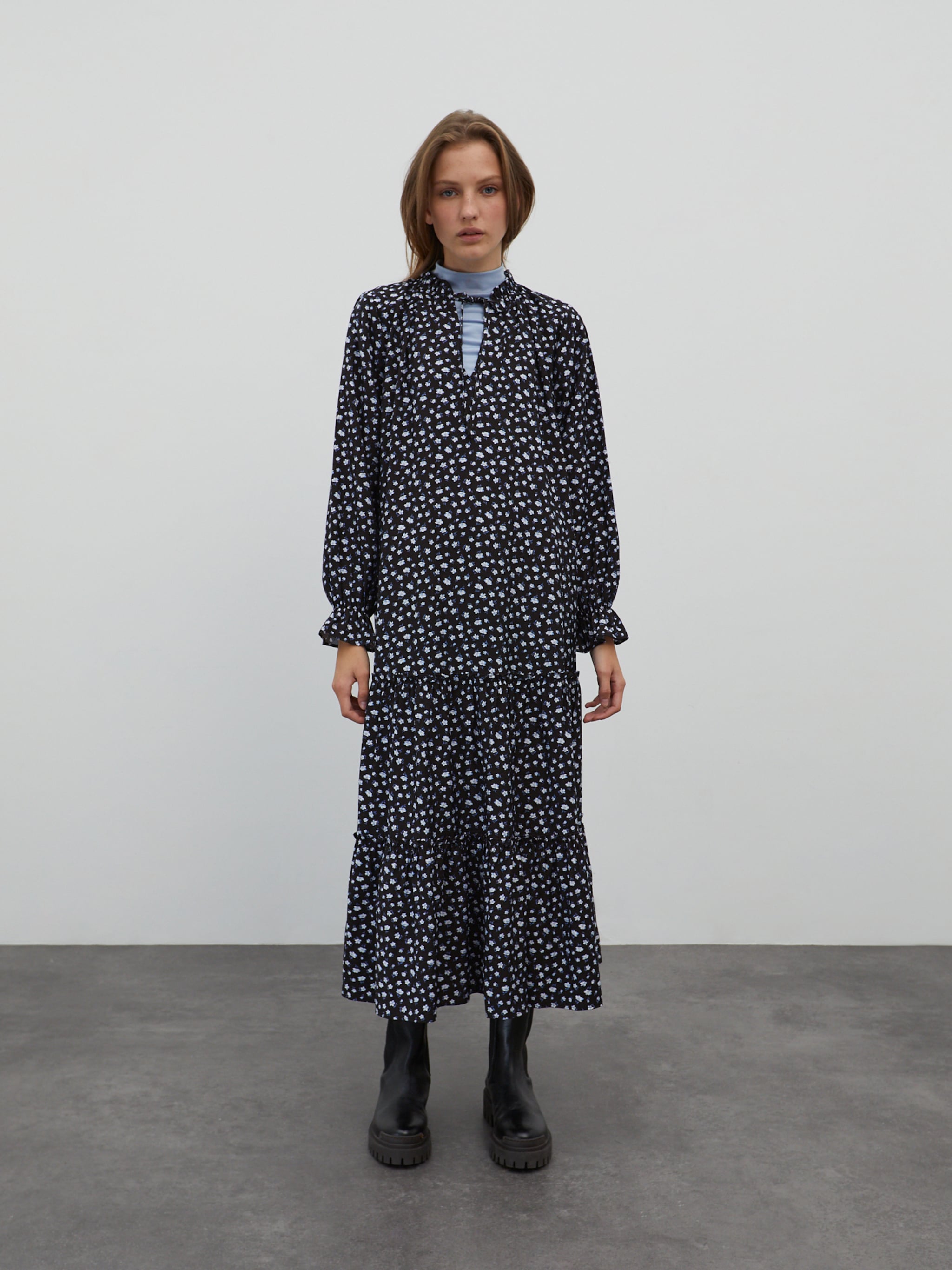 EDITED Producten Jurk 'Ricarda' Gemengde kleuren