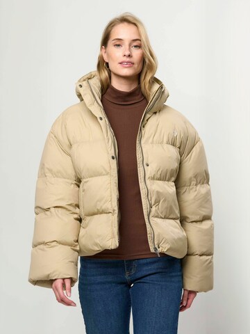 U.S. POLO ASSN. Jacket ' UWGreta ' in Beige: Vorderseite