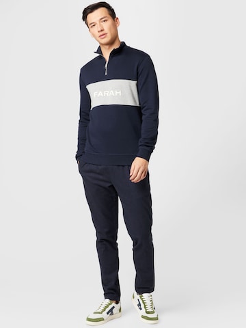 FARAH Sweatshirt 'ORFORD' in Blauw