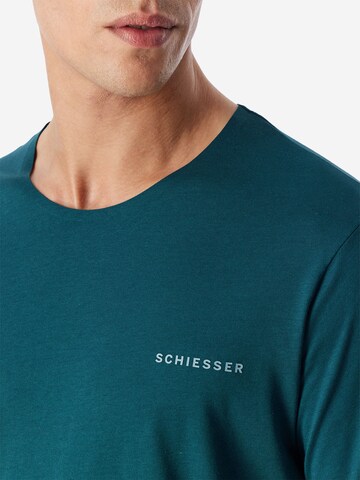 Pyjama long ' Modern Bonded ' SCHIESSER en vert