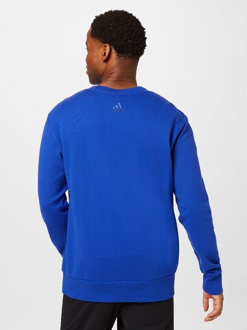 Sweat de sport 'Essentials French Terry Big Logo' ADIDAS SPORTSWEAR en bleu