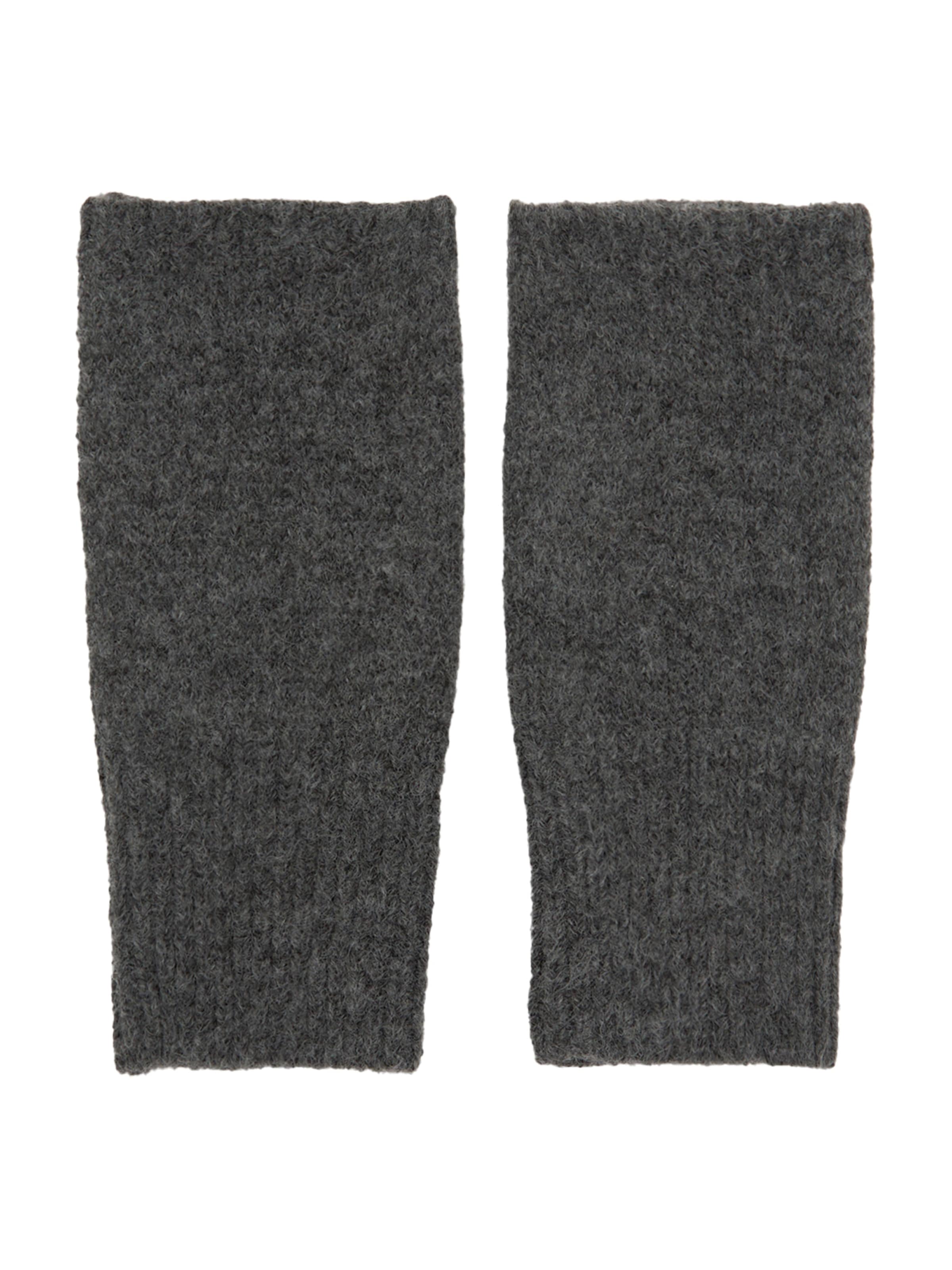 Pull&Bear Ocieplacze na ręce w kolorze szary: przód