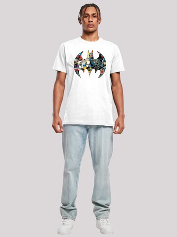 T-Shirt 'Batman Comic Book' F4NT4STIC en blanc