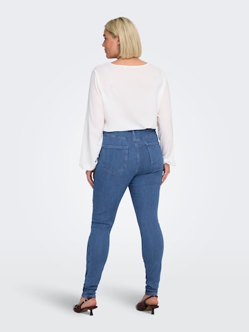 ONLY Carmakoma Skinny Jeans 'CARStorm' i blå