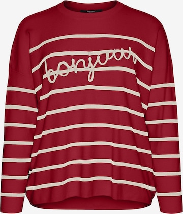 VERO MODA Pullover 'ARIA' i rød: forside