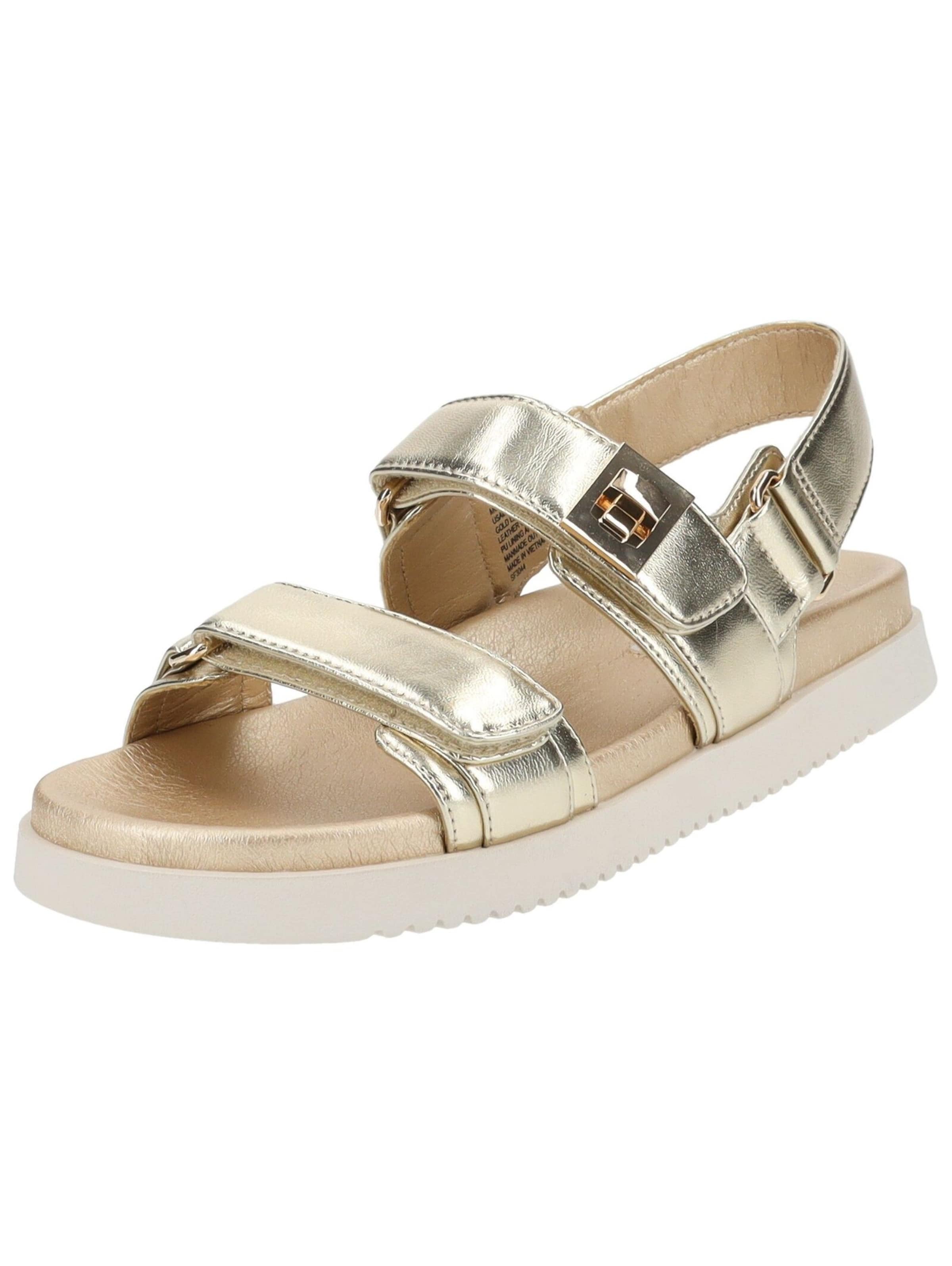 STEVE MADDEN Sandale 'Mona' in Gold: Vorderseite
