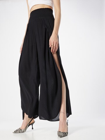 BILLABONG Wide Leg Hose 'WANDERING SOUL 2' in Schwarz