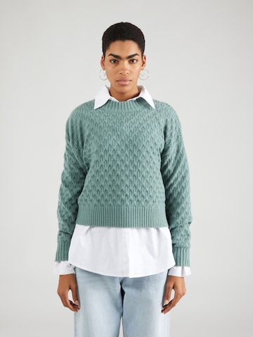 Pull-over QS en bleu : devant