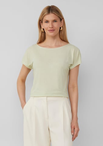 T-shirt s.Oliver BLACK LABEL en vert : devant