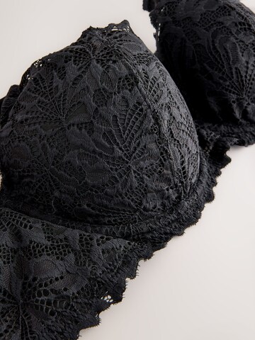 Next T-Shirt BH in Schwarz