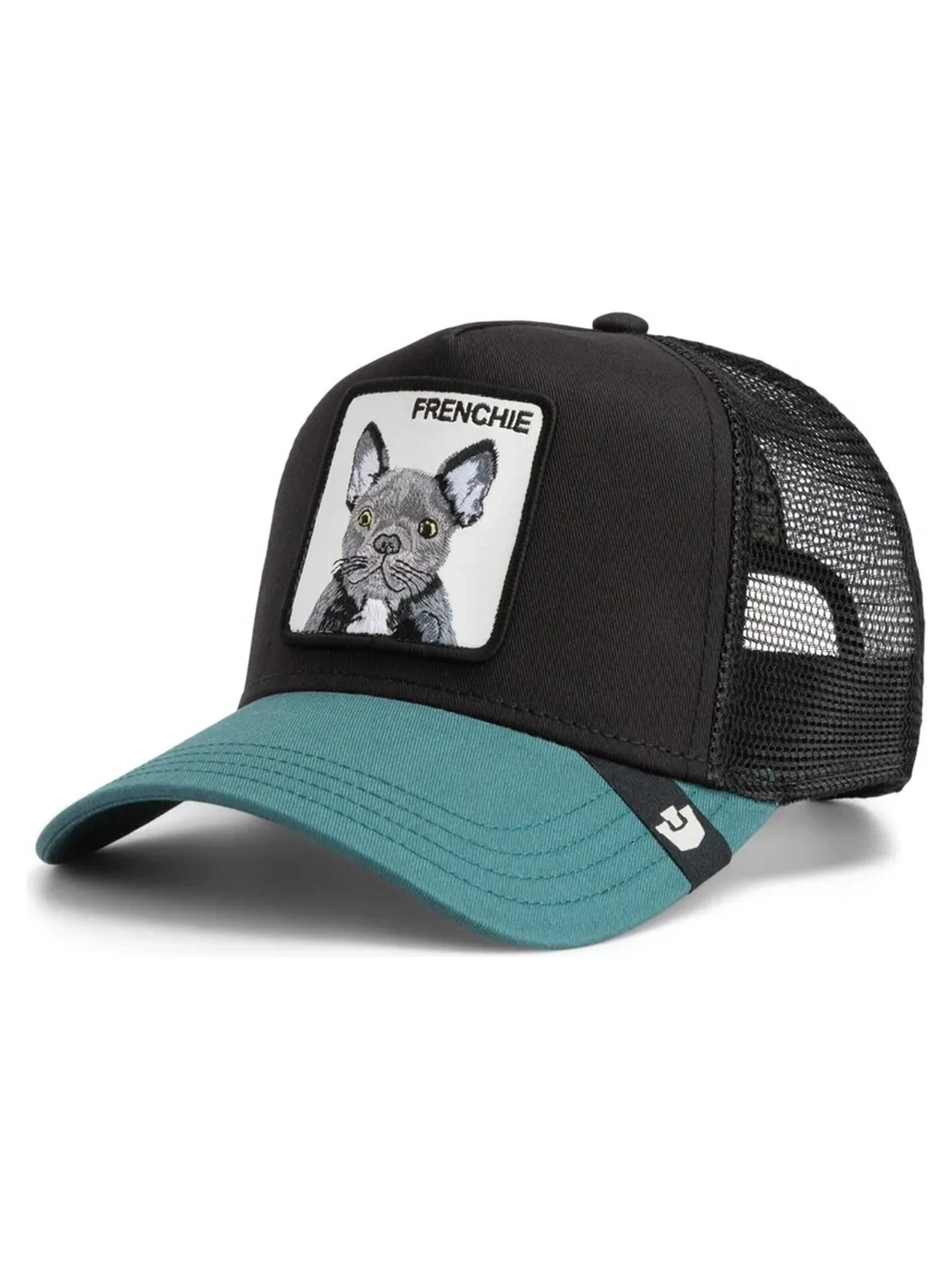 GOORIN Bros. Pet 'Gorra goorin negra/verde sea frenchie voi20 trucker cap' in Zwart