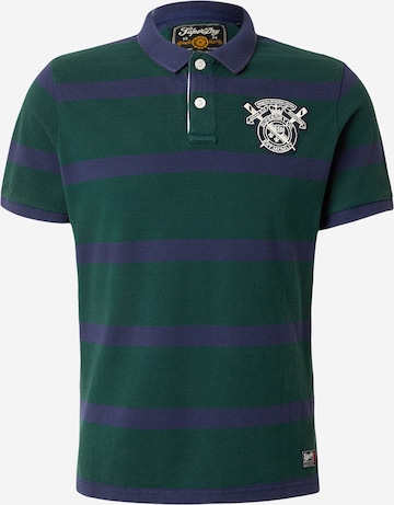 Superdry & Co Tričko – zelená: přední strana