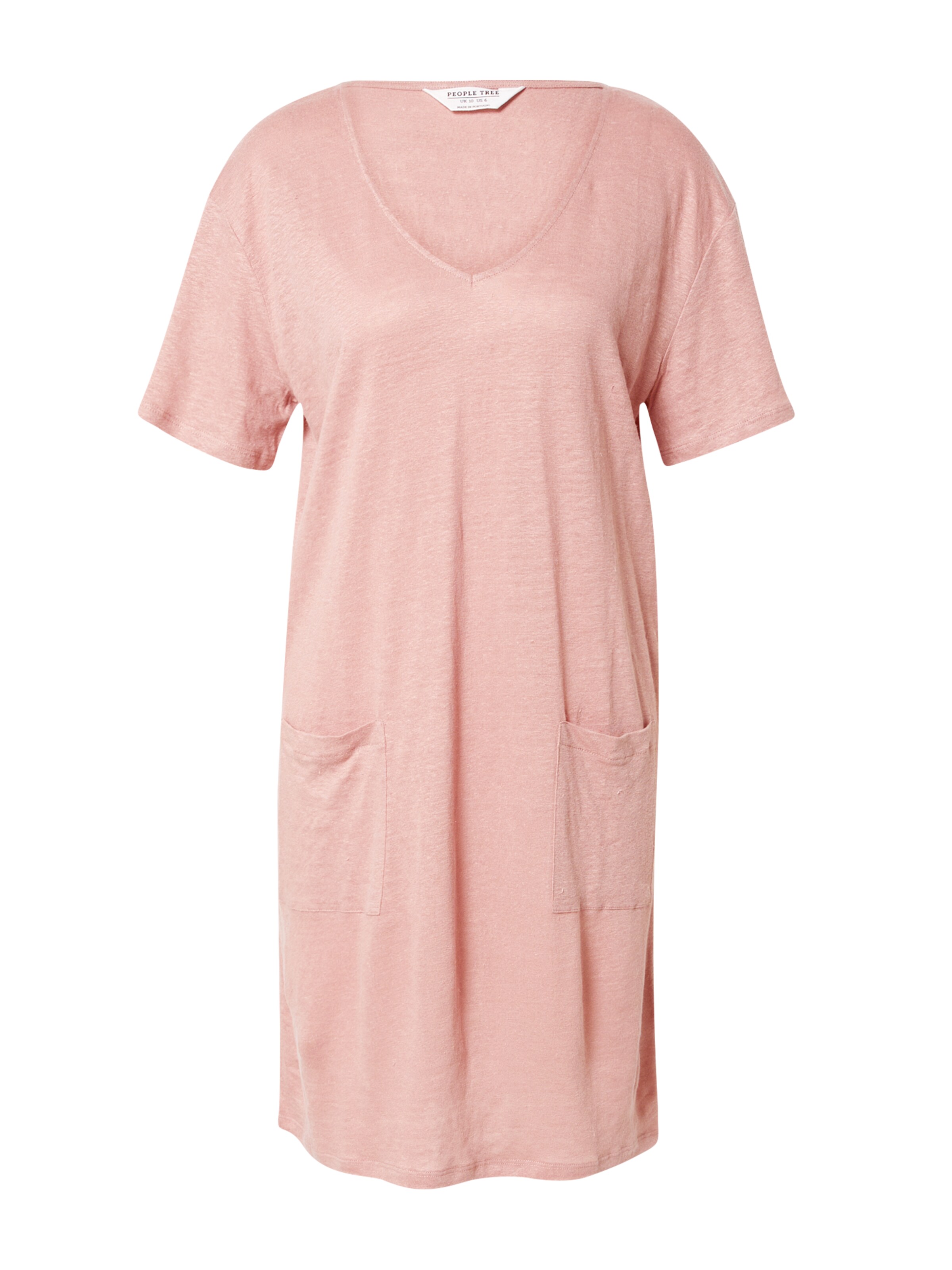 People Tree Рокля 'Mari' в розово: отпред