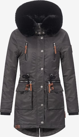 NAVAHOO Parka in Grau: Vorderseite