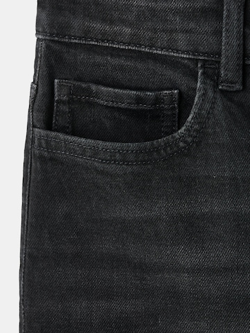 MANGO Ozke Kavbojke 'NEWMOM' | črna barva